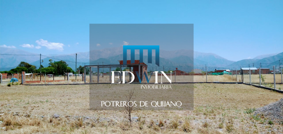 Hermoso lote en esquina - Potreros de Quijano